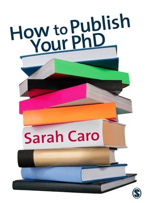 cover image of How to Publish Your PhD